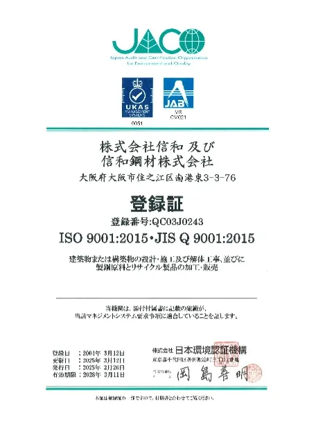 ISO9001(日本)